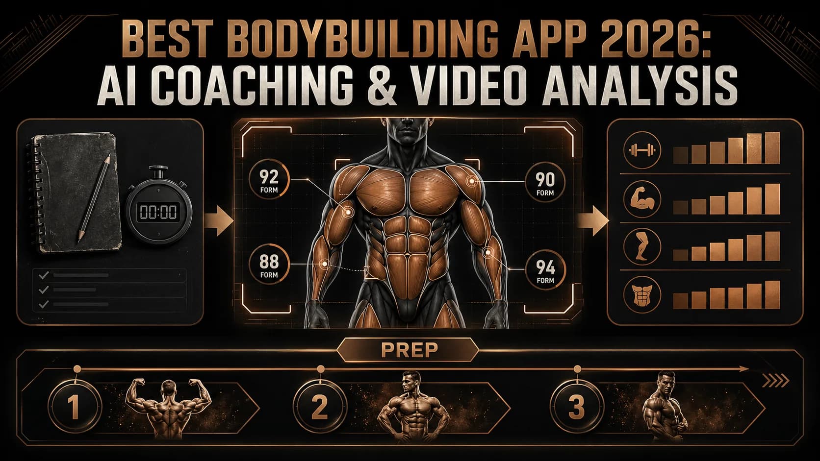 Лучшее приложение для бодибилдинга 2026: ИИ-коучинг и анализ видео