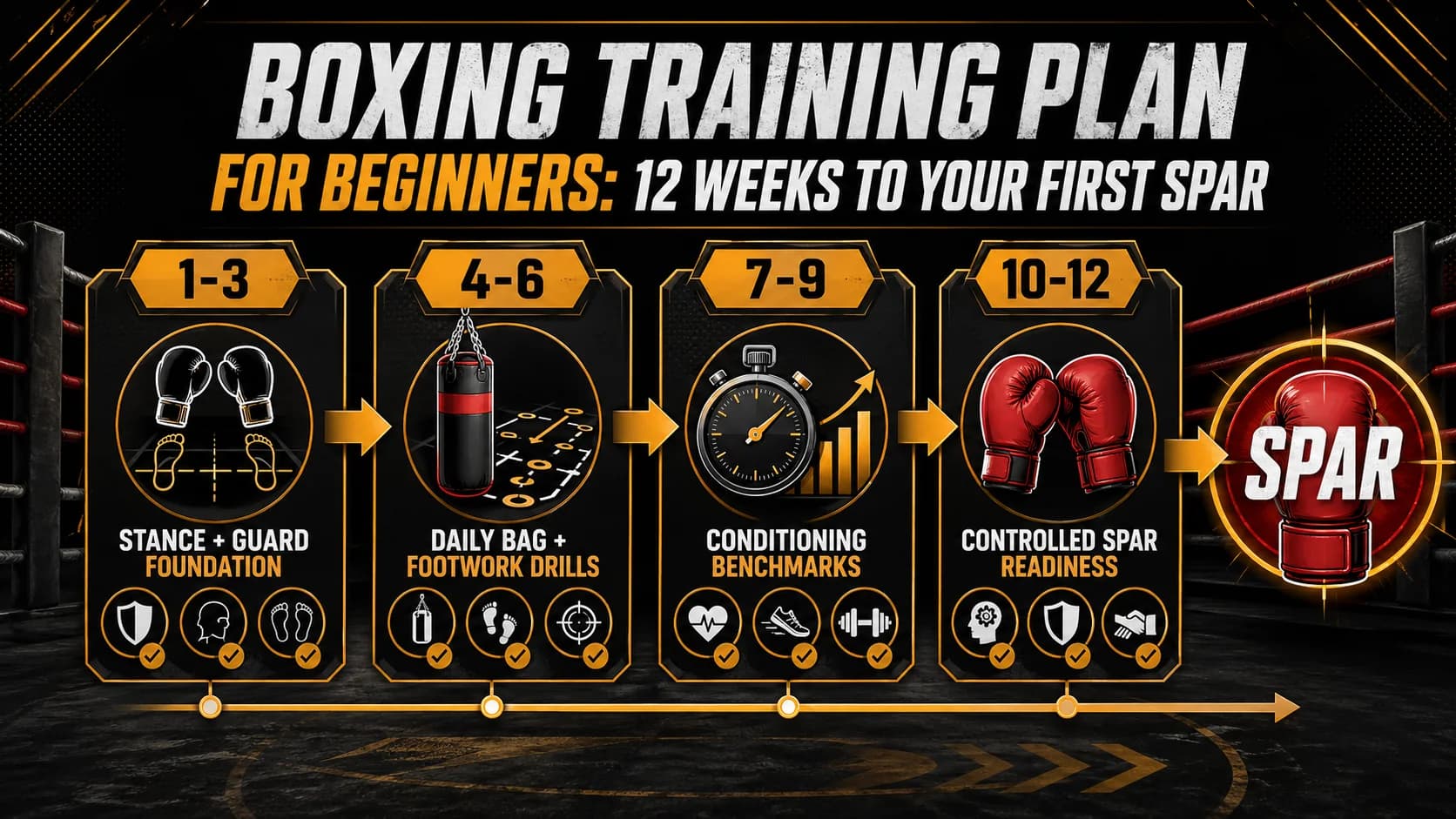 План тренировок по боксу для начинающих: 12 недель до первого спарринга