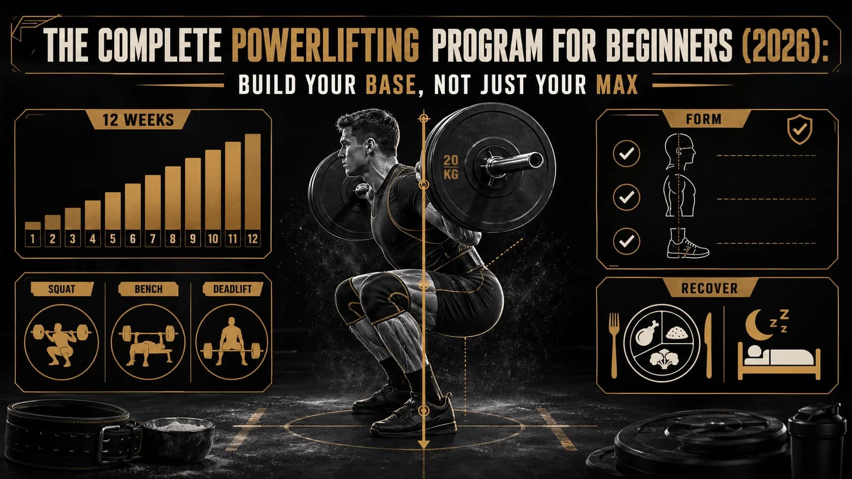 Полная программа пауэрлифтинга для начинающих (2026): Создай базу, а не просто максимум
