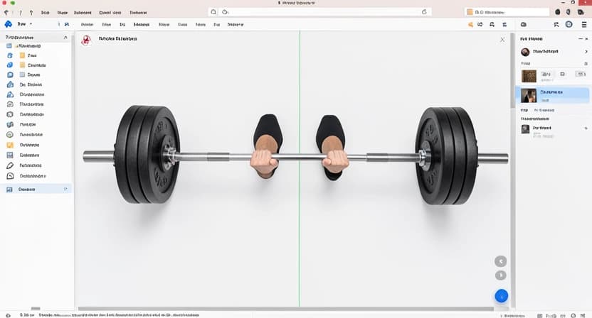 A top-down view of the foot and hand placement for a sumo deadlift, with lines showing alignment from knee to toe.