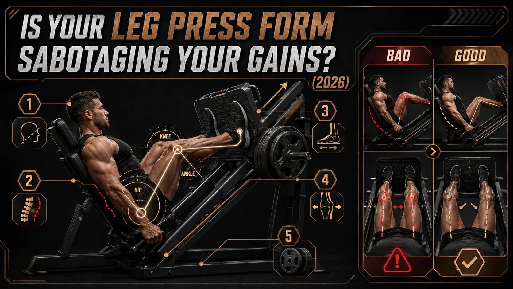 Is Your Leg Press Form Sabotaging Your Gains? (2026)