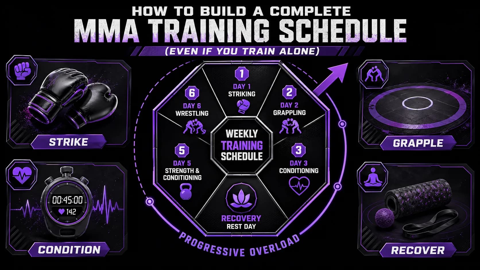 Как составить полноценное расписание тренировок по ММА (даже если вы тренируетесь в одиночку)