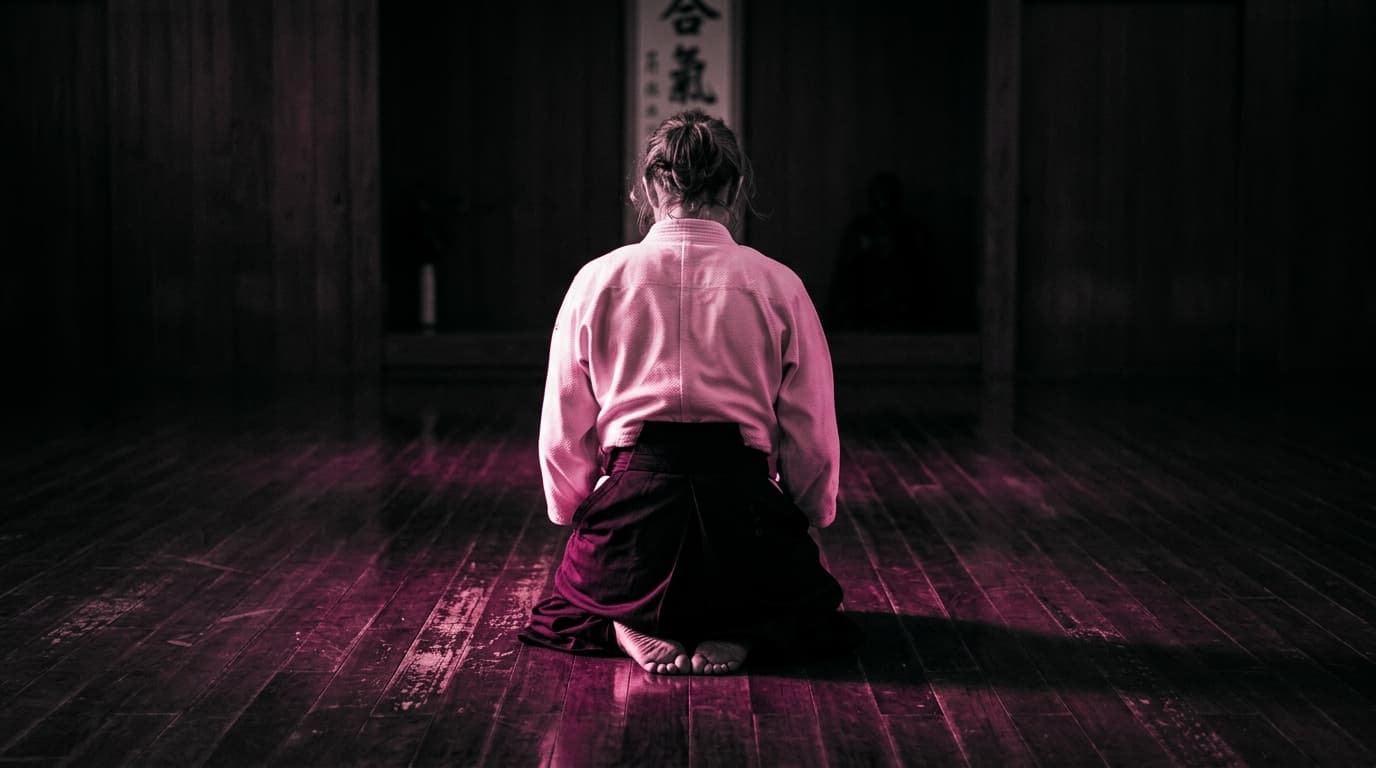 Aikido ritual object, tri-prsta