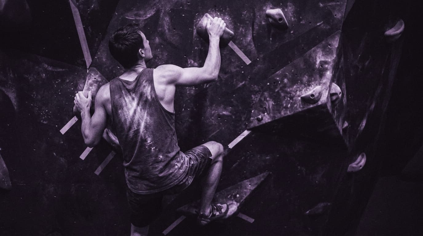 Bouldering ritual object, tri-prsta