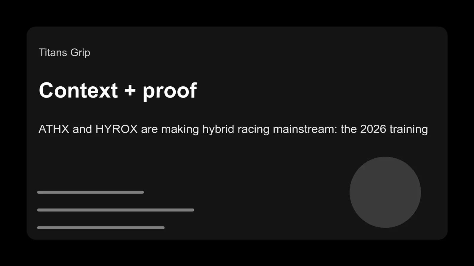 ATHX and HYROX are making hybrid racing mainstream: the 2026 training plan that actually transfers - context