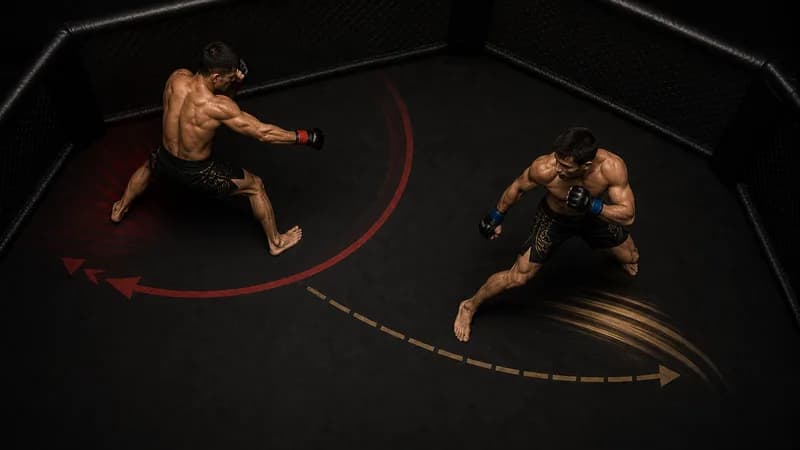Fiziev vs Torres: Cage Craft Against Explosive Strikers cage map