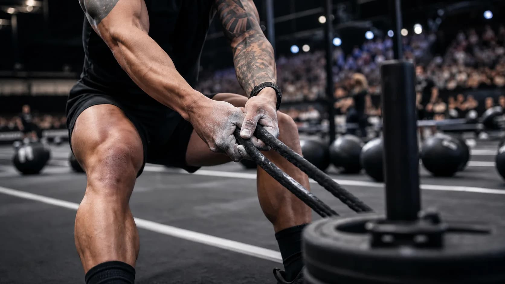 HYROX Grip Strength 2026: why sled pull and wall balls are