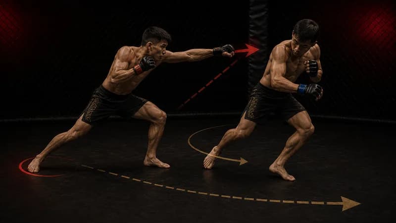 Kape vs Horiguchi: Flyweight Blitz Footwork Analysis tactical visual